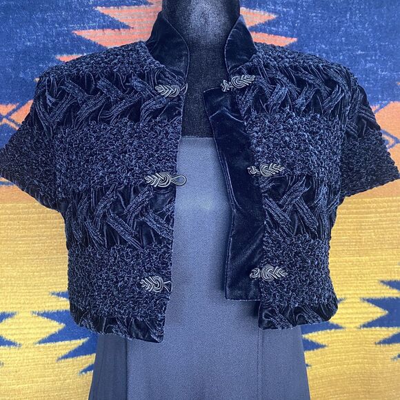 Vintage Petite Sophisticate Jacket Midi Dress. Size 6. USA. Whimsygoth. Bohemian - Picture 6 of 16